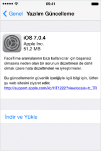 iPhone, iPad veya iPod touch güncelleme'si nasıl yapılır.?