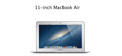 11-inch MacBook Air 2013